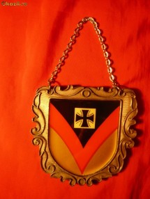DECORATIE MILITARA VEST-GERMANA-antimoniu+email foto