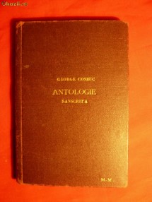 ANTOLOGIE SANSCRITA - traducere G.COSBUC , cca 1910 foto