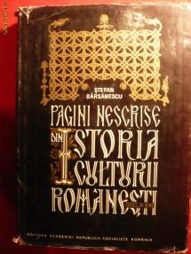 Stefan Barsanescu - Pagini Nescrise - Ist.Culturii Romanesti foto