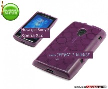 HUSA MOV GEL - SILICON SONY ERICSSON XPERIA X10 - TRANSPORT GRATUIT foto
