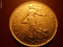 5 FRANCI 1973 - FRANTA foto