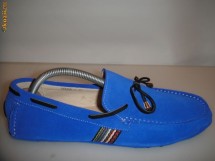 MOCASINI  PAUL SMITH  BLUE DIN PIELE CAMOSCIO foto