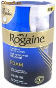 Rogaine foam minoxidil 5% tratament 3 luni = 220 ron foto