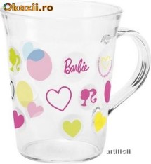 Cana transparenta 27cl BARBIE FAB foto