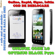 DECODARE LG OPTIMUS BLACK P970 pe baza de IMEI *** PRET PROMO *** FARA PLATA IN AVANS ! ***Trimit codul pe mail, Y, Skype etc.(orice LG model nou) foto