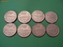 LOT 8 MONEDE 100 LEI 1944 foto