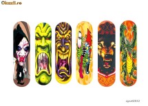 SKATEBOARD CU ROTI DE SILICON foto