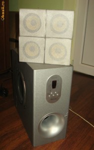 Sistem TEVION 4 sateliti + woofer activ foto