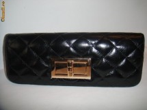 GEANTA  CHANEL PLIC BLACK (DIN PIELE) foto