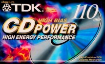 Casete audio TDK CDPower 110min originale foto