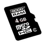 Card memorie GOODRAM 4GB MicroSD HC + Adapt class 4 foto