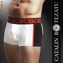 Boxeri Catalin Botezatu BCBB - Alb/negru [Cod: BCBB05] foto