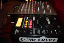 CDJ-500T Mc CRYPT + DJ-800 Mc CRYPT + CASSE (CONSOLA DJ) foto