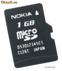 MEMORIE MICRO SD 1 Gb ( MICRO SD MU-22 ) ORIGINAL NOKIA foto