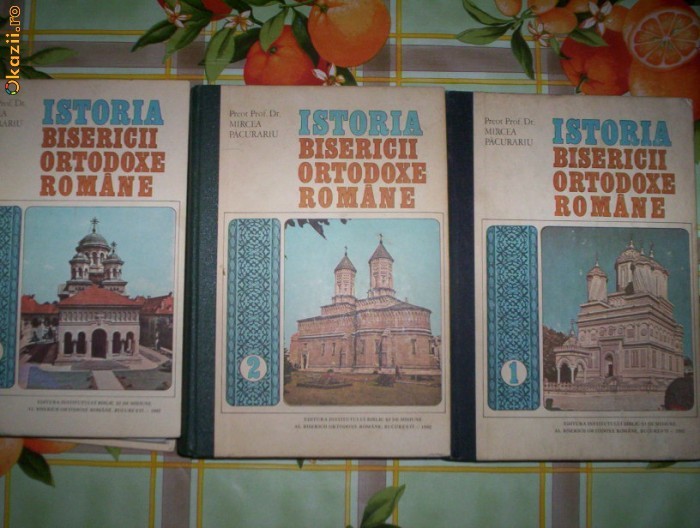 Mircea Pacurariu-ISTORIA BISERICII ORTODOXE ROMANE(3volume) foto mare