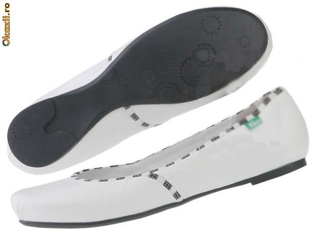 Balerini LACOSTE Originali Mas.37 Noi foto mare