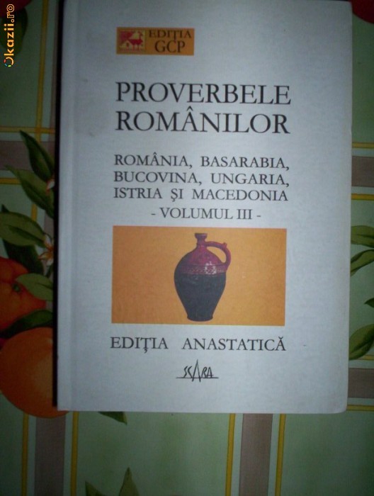 Iuliu Zanne-PROVERBELE ROMANILOR(volumul3) foto mare