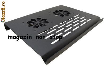 Masuta Laptop Aluminium 2 Coolere foto mare