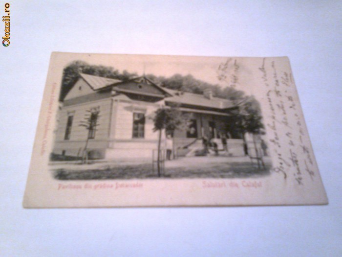 C.P.Calafat - Pavilionul din gradina Debarcader   Circulata foto mare