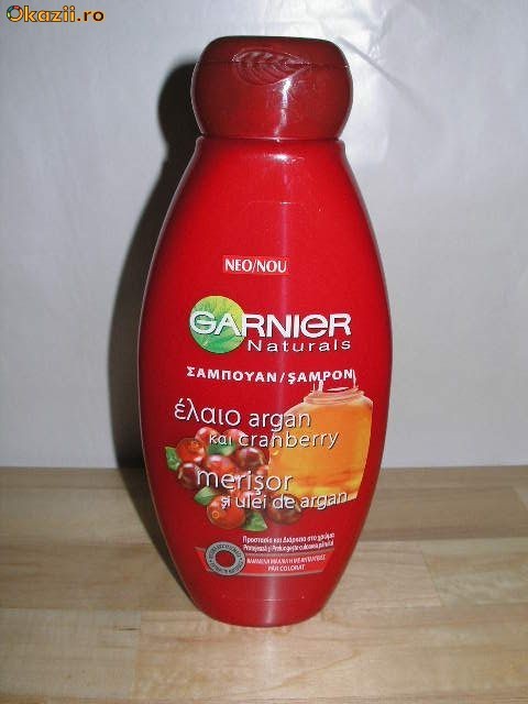 sampon Garnier cu merisor si ulei de argan 400 ml-par vopsit foto mare