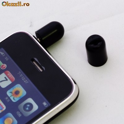 Mini Microfon iPhone/iPod foto mare