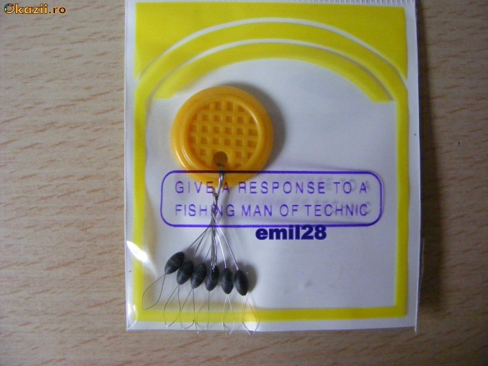 Opritoare din silicon pentru monturi de Crap foto mare