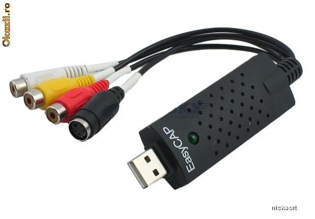 Placa de Captura Video EasyCap USB 2.0 foto mare