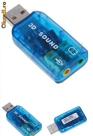 USB 2.0 Внешняя Звуковая Карта Virtual 5.1-Surround