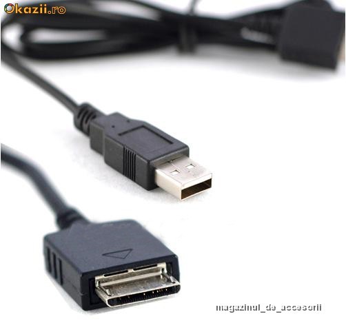 Cablu de date USB MP3 MP4 Sony Walkman NWZ-A826 NWZ-A844 NWZ-S544 S730 NWZ-A829 NWZ-E436F NWZ-E438F NWZ-A845 NWZ-E435F NWZ-E443 NWZ-E353 NWZ-E453 foto mare