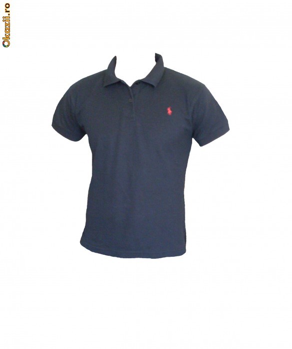 Tricou polo,RALPH LAUREN original,Negru foto mare