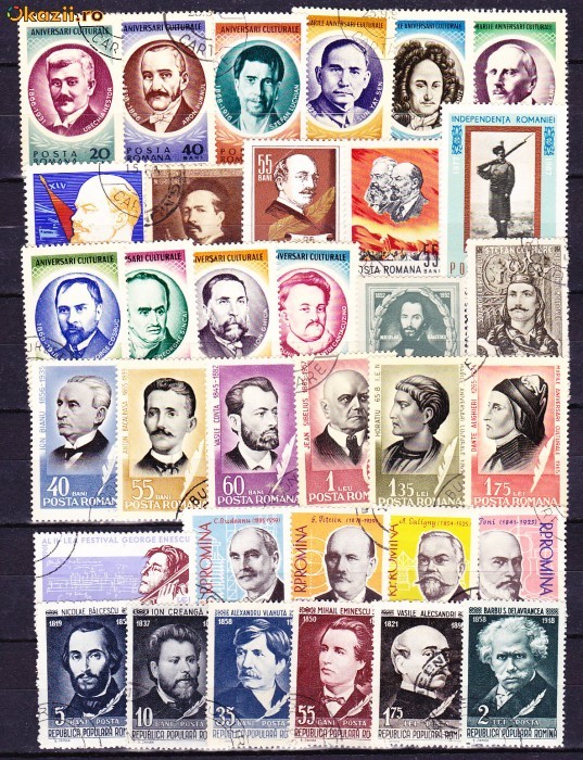 Timbre Romania Lot  Serii Complete foto mare