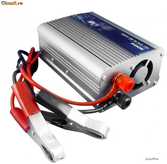 INvertor auto de la 12 v la 220v  putere max 300w foto mare