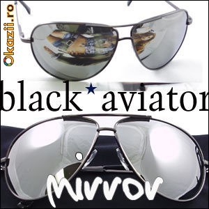 Ochelari de soare Aviator cu toc de protectie ! foto mare