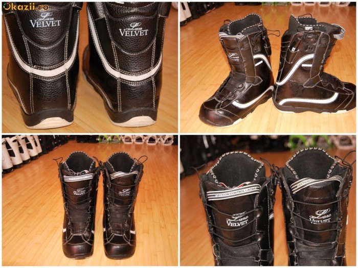 Boots Deluxe Lara Velvet, Nr. 40.5 foto mare