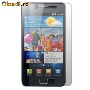 Folie de protectie Samsung Galaxy S2 i9100 MONTAJ GRATUIT foto mare