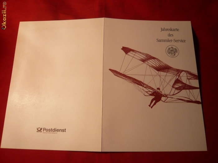 Carton Special Aviatie 1991 -Exp.Europeana foto mare