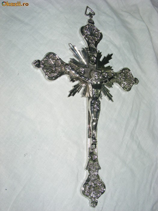 CRUCIFIX SPECIAL,FOARTE MARE,CRUCE pentru gat foto mare