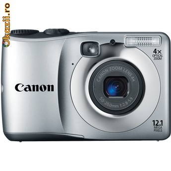 Camere digitale Canon powershot A1200 noi sigilate,12.1 megapixel filmeaza hd!!Pret:220ron foto mare