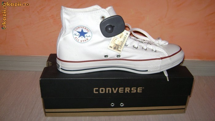 Converse All Star Originals - TENESI ALBI - OFERTA DE CRACIUN UN CADOU PERFECT DE SARBATORI foto mare