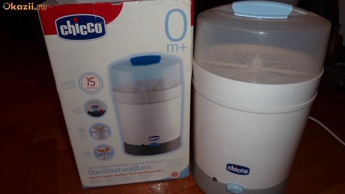 STERILIZATOR CHICCO, pt 8 BIBEROANE,SUZETE,TETINE foto mare