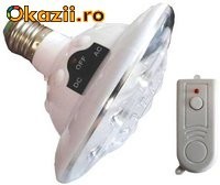 BEC CU LEDURI ACUMULATOR INCORPORAT SI TELECOMANDA foto mare