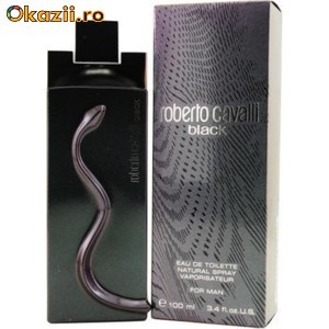 Roberto Cavalli Man Black 100 ml EDT pentru barbati foto mare