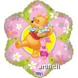 Balon folie metalizata WINNIE FLOWERS foto mare