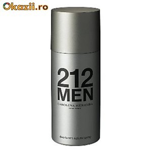 Carolina Herrera 212 Men 150 ml Deo Spray pentru barbati foto mare