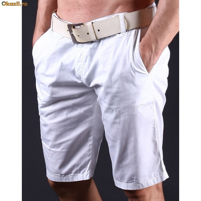 Pantaloni Scurti Elegant White foto mare