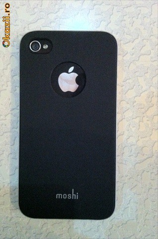 Carcasa iPhone 4 / 4s - 3G / 3Gs Moshi iGlaze ORIGINALA + CADOU Folie de protectie Display foto mare
