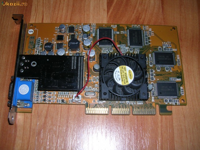 Placa video GeForce 2 Titanium 64Mb DDR cu TV-OUT pe AGP foto mare