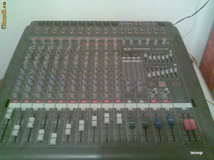 power mixer dynacord 2x700 si boxe 2x500 dif bas de 15  sub. 2x600 dif. de 18 . foto mare