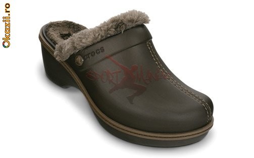 Crocband cobbler eva lined clog espresso (103) foto mare
