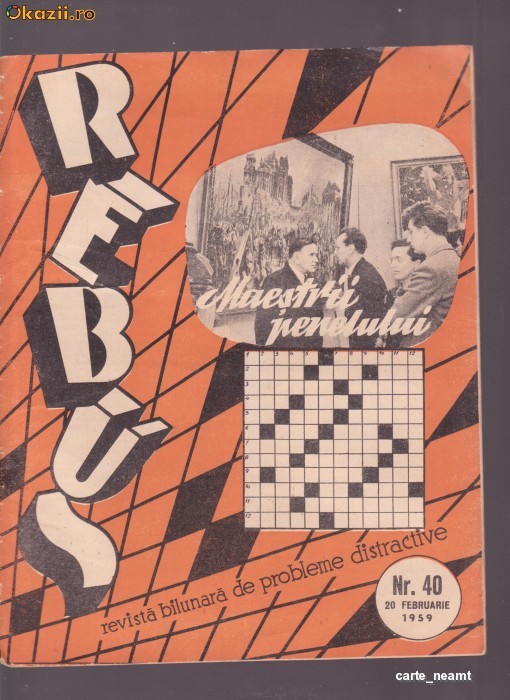 REVISTE REBUS~ 1958;1959 foto mare